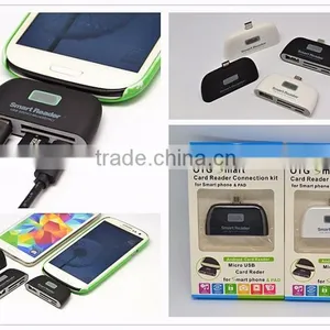 4 in 1 OTG Adapter Micro USB Card Reader SD HC TF thumbnail-6