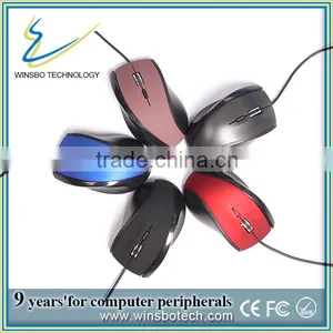 Various Colors Cool Shaped PC Mouse Optical 4D Wired Mouse thumbnail-1