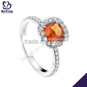 Wholesale Jewelry Gemstone 925 Sterling Silver China CZ Ring thumbnail-1