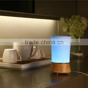 Hot Sale Wood Grain 150ml Car Air Essential Oils Diffuser Car Humidifier thumbnail-1