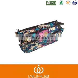 Oxford Fabric Folding Travel Cosmetic Bag Fashion Large Hanging Bag thumbnail-3