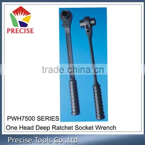 One Head Ratchet Socket Wrench With Handle thumbnail-1