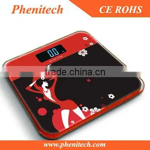 Household Human Weighing Electronic Tempered Glass Digital Bathroom Scale thumbnail-1