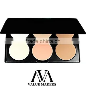 Hot Sale Pressed Powder Foundation Highlight Cosmetic Shading Powder Compact thumbnail-1