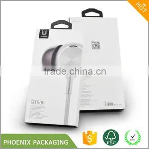 High End Book Shape Cardboard Box Packaging for Earphone thumbnail-1