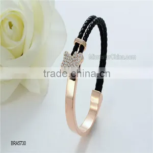 Alloy Plating Hollow Diamond Bracelet Bangle thumbnail-5