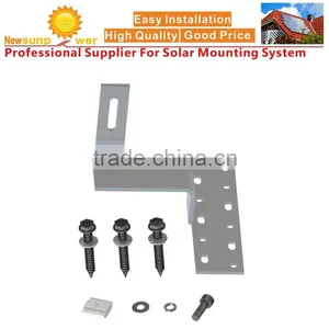 Solar Panel Mounting Brackets Pitched Tile Roof Hook System thumbnail-1