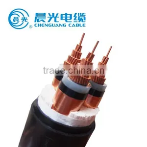6-35kV Medium Voltage Fire Retardant Alumium Conductor XLPE Insulated PVC Sheathed Power Cable Electrical Wires Cable Z(K)-YJLV thumbnail-1