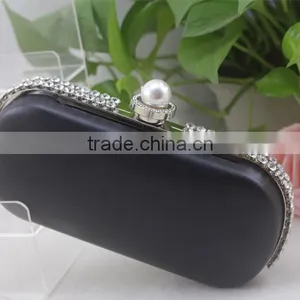 High Quality Jeweled Metal Box Frames Elliptic Clutch Bag Frame thumbnail-4