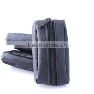 Genuine Leather Coin Bag Two Zipper Closure With Key Ring Since 1997 thumbnail-2