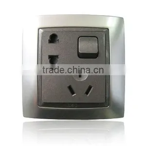 10A 250V, 2/3 Pin 2 Way Switched Power Socket Outlet thumbnail-1