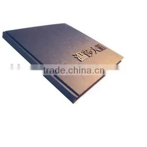 Leather Cover Classical Art Paper Oem Hardcover Book thumbnail-1