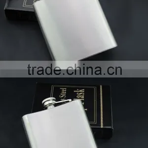6oz Hip Flasks for Men/ Mini Metal Flask/ Standard Size Hip Flask thumbnail-1