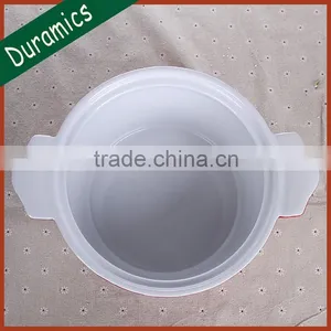 Color Round Porcelain Soup Pot thumbnail-3