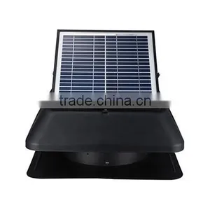 12W 12inch Solar Powered Exhaust Fan,solar Panel Adjustable thumbnail-3