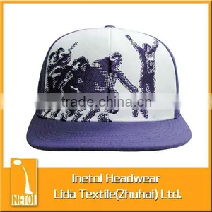 High Quality Logo Embroidery Flat Custom Sport Cap thumbnail-1