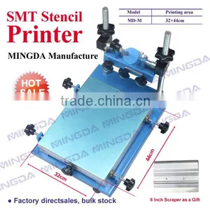 32*44cm MD-M SMT Stencil Printer PCB Screen Printer, Manual Silk Screen Printing Machine thumbnail-1