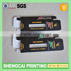 Black Color E-cig Packaging With Spot UV Logo thumbnail-1