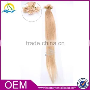 New Arrival Good Feedback Light Brown Nail Tip Hair Extension thumbnail-1
