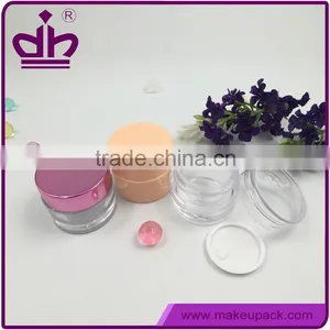 Cosmetic Packing Small Transparent Plastic Jar 20g thumbnail-1