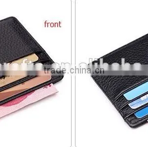 Wholesale pu Leather Card Holder With Custom Logo thumbnail-1