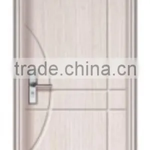 Modern House Pvc Bathroom Door Price India Flat Wood Door thumbnail-1
