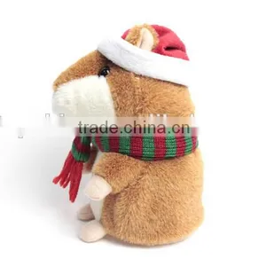 2016 Christmas Gift Hot Cute Plush Talking Hamster Recording Toy Hamster, Speaking Hamster thumbnail-5