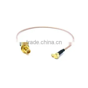 Coaxial Pigtail 25cm MCX Plug to RP-SMA Female Jack thumbnail-1