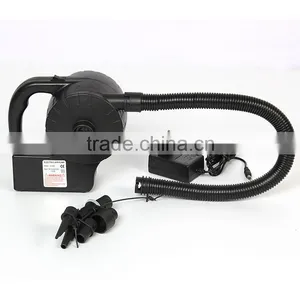 DC 12V/AC 230V 3 Universal Nozzle Adaptors Portable Electric Air Pump thumbnail-3