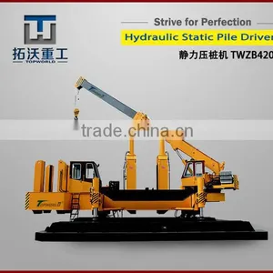 TWZB150+ Hydraulic Press-in Pile Driver Pile Machine TPZB150+ thumbnail-2