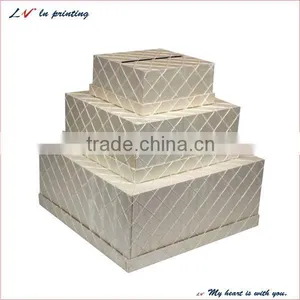 Custom Printed Wedding Cake Card Box With Professional Production in Shanghai thumbnail-1