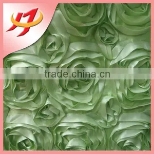 Newly Polyester Satin Rosette Fabric for Wedding Carpet Decoration Wholesale thumbnail-4