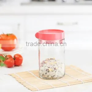 Cylinder Shaped Airtight Food Storage Box Container 550ML thumbnail-1