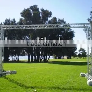 Start/finish Truss Arch and Main Stage for the Million Paws Walk thumbnail-1