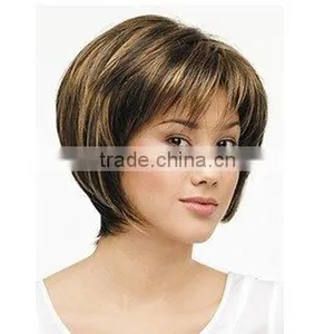 Monofilament Skin Top Wig - Machine Made Elegant Wig thumbnail-1