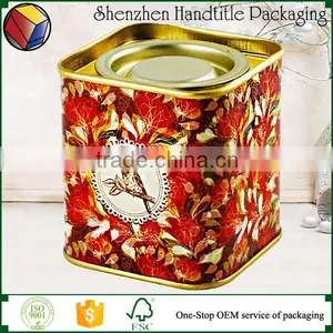 Colorful and Joyful Tin Tea Tin Hot Sale Christmas Gift Candy Tin thumbnail-3