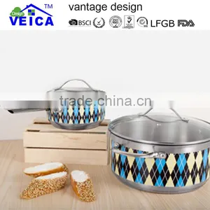 New Induction Cookware With Design/water Transfer Printing Pot Set thumbnail-1