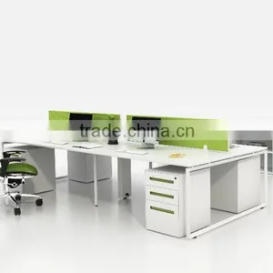Economical Simple and Clear Style Office Desk Furniture With Privacy Screen(FIT-series) thumbnail-1