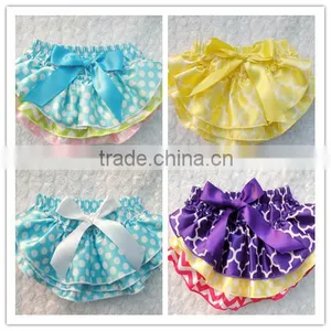 Hot Sale Baby Girl Ruffer Bloomer Cute Design and Wholesale Price Fit for New Born Baby Soft Fabric Comfortable From China thumbnail-1