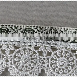 Fine Quality Multi Color Tassel Wholesale Jacquard Polyester Flower Fringe Trim thumbnail-2