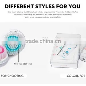 New Products China Cheap OEM Waterproof Rechargeable Electric Sonic Skin Cleansing System For Exfoliating And Massage thumbnail-6