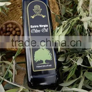 Cold Pressed Extra Virgin Olive Oil. A'Quality Extra Virgin. 100% Extra Virgin Olive Oil. Marasca Glass Bottle 750 ml thumbnail-3