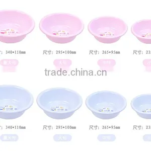 Red pp Multifunctional Portable Round Plastic Basin Wholesale thumbnail-4