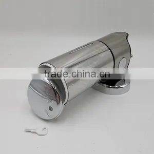 Refillable Wall Mounted Stainless Steel Liquid Soap Dispenser thumbnail-6