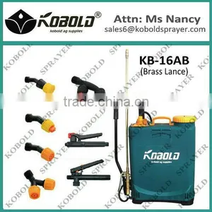 16l Double Pump Plastic Nozzle Hand Sprayer thumbnail-1