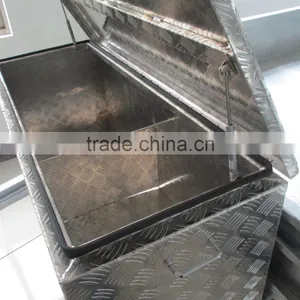 2.5MM CHECKER PLATE ALUMINIUM TOOL BOX 1230x500x510mm thumbnail-4