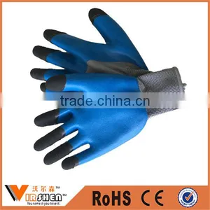 Safety Nitrile Coated Nylon Gloves Latex Palm Coated Work Gloves thumbnail-1