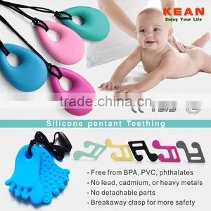 Approved by FDA/ SGS/LFGB/CE 15 Colors for Option Star Pendant Baby Cute Toy Make by Food Grade Silicone thumbnail-5