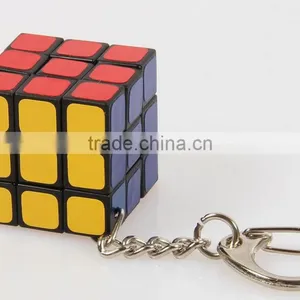 Best Sale Magic Cube Keychain With Custom Logo,various Color,with High Quality,OEM Orders Are Welcome thumbnail-1