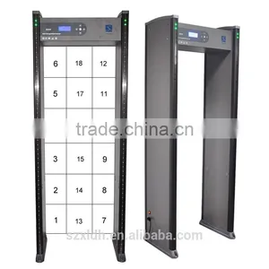 Most Advanced 18 Detecting Zones Walk Through Metal Detector With Computer Network XLD-E thumbnail-1